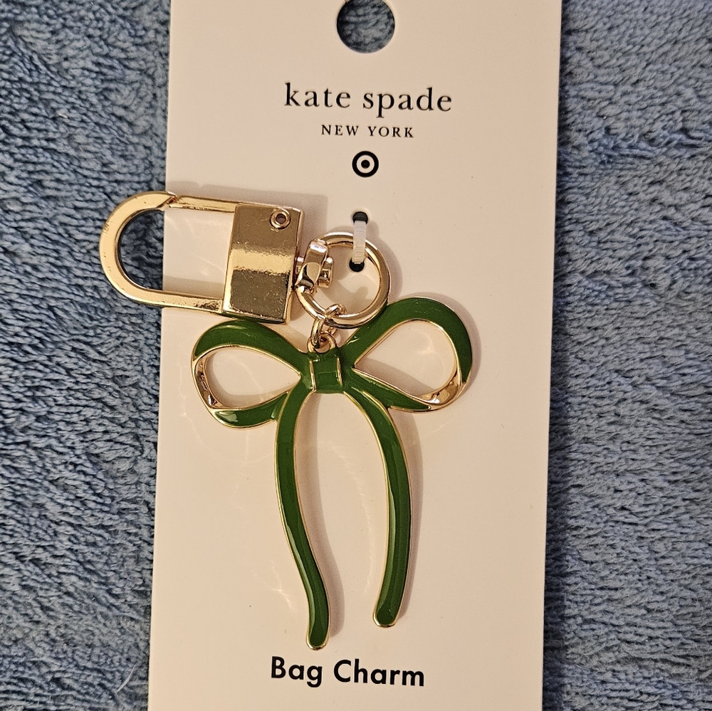 Kate Spade x Target Collab Green Bow Bag Charm
